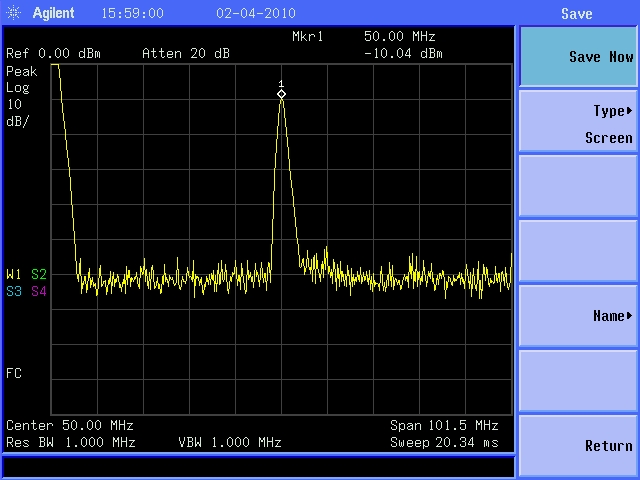 N9320A_CAL_50MHz_Spectrum_old_cable